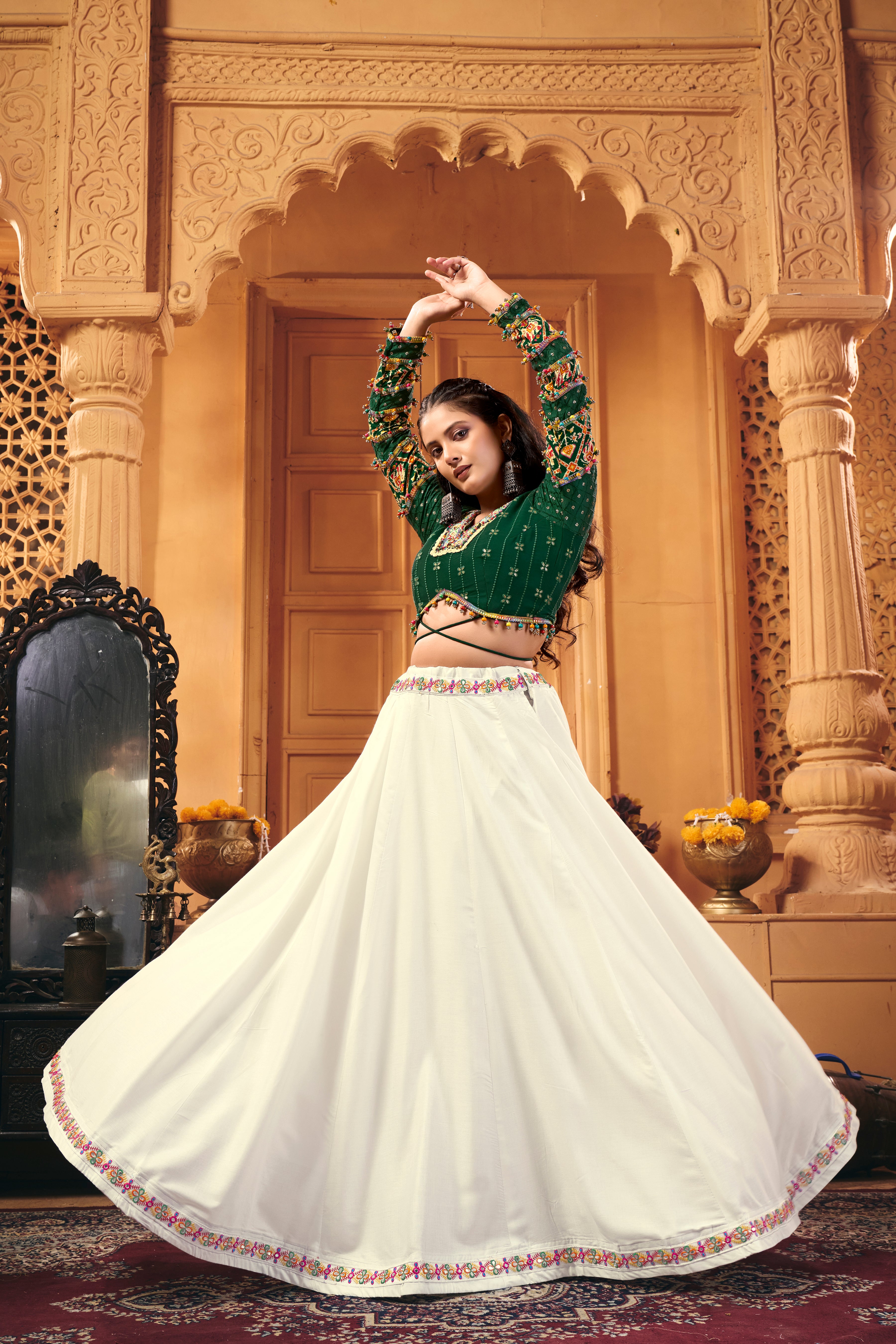 Harini Embroidered Lehenga Choli for Navratri