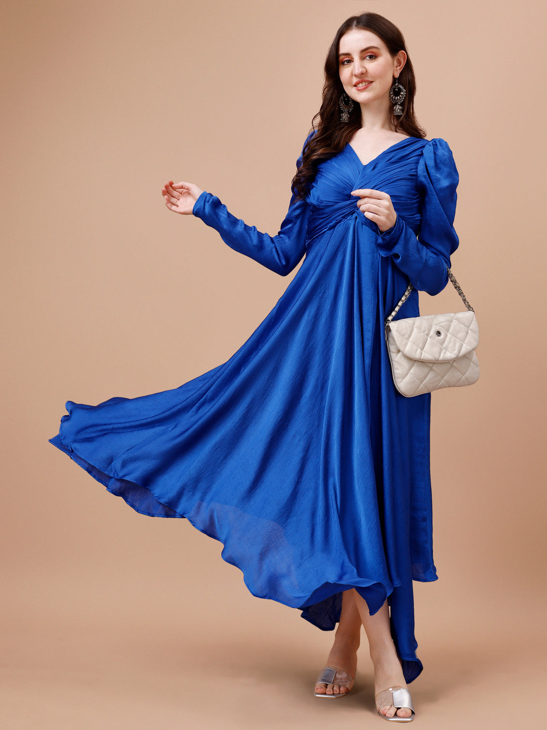 blue one piece dress VENUS St. Tropez Swim Dress | Sapphire Blue