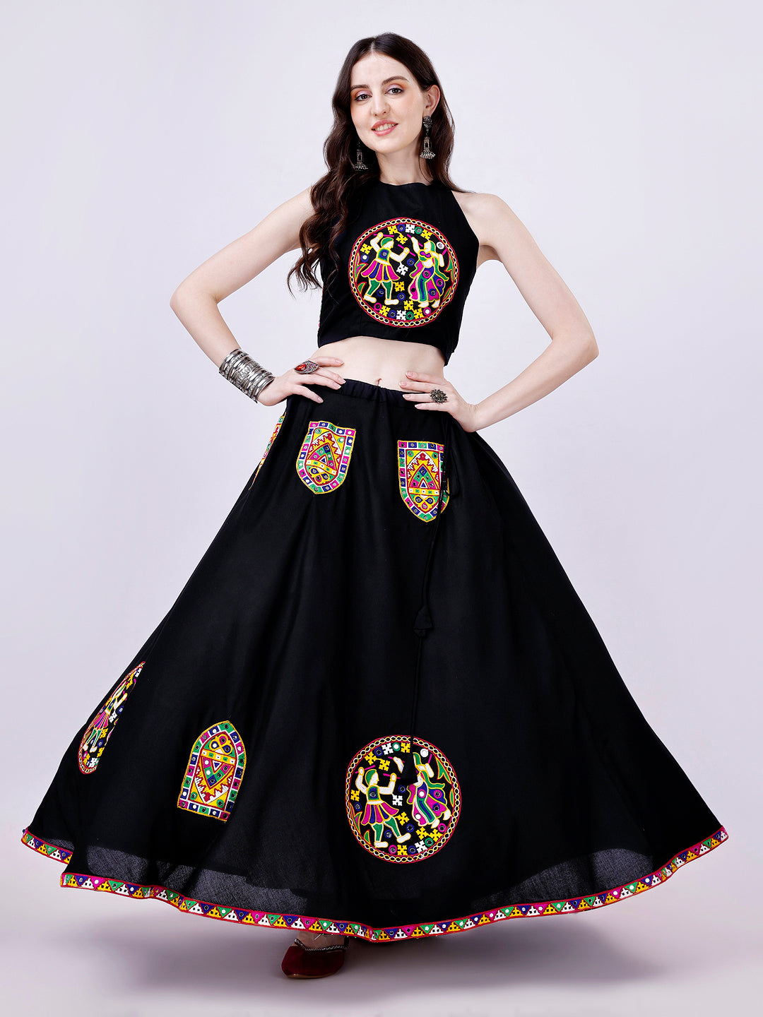 Black Designer Chaniya Choli for Navratri