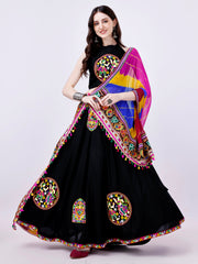 Black Designer Chaniya Choli for Navratri