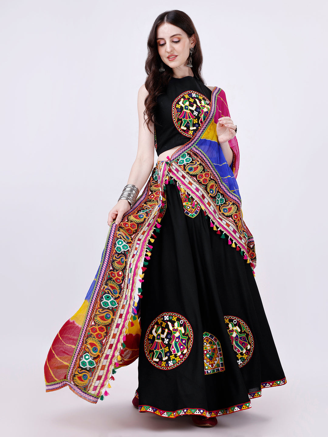 Black Designer Chaniya Choli for Navratri