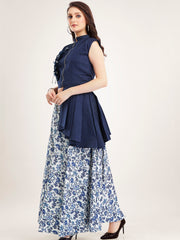 Navy Blue Lehenga