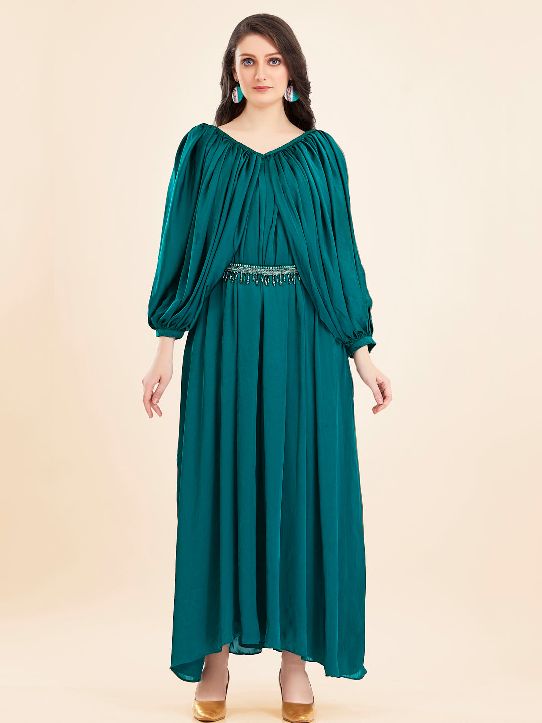 Bottle Green Gown