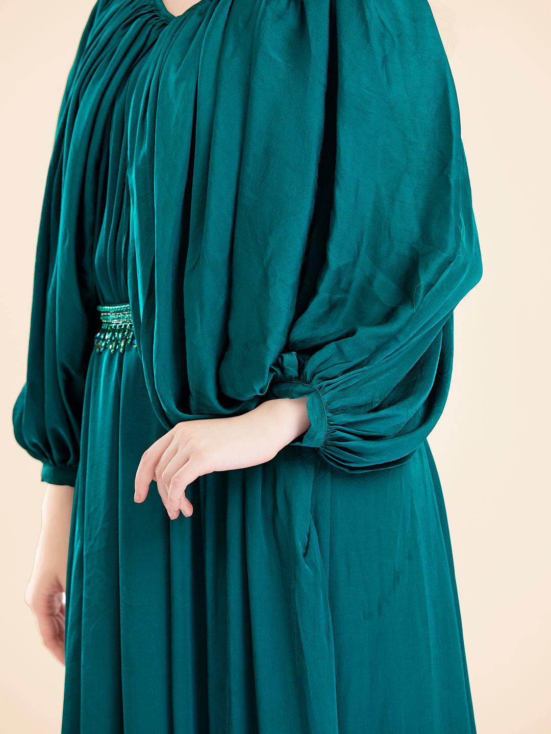 Bottle Green Gown