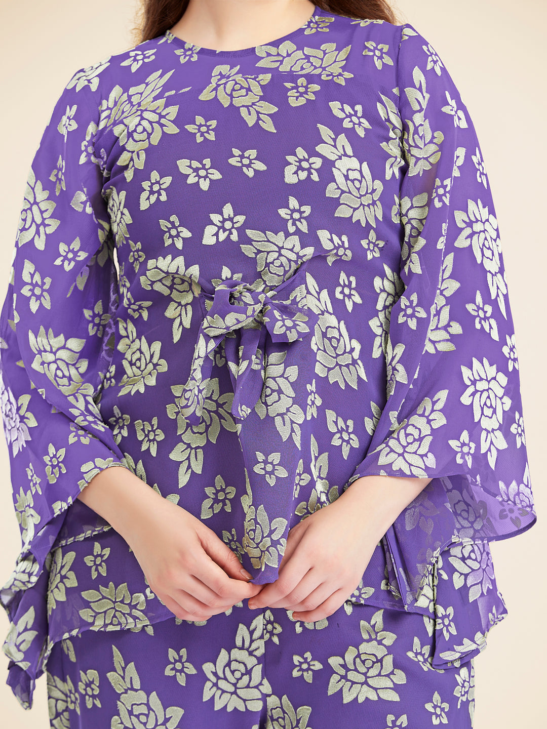 Purple Brasso Co-ord Set