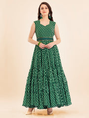 Cinderella Green Gown with Flare