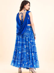 Royal Blue Lehenga