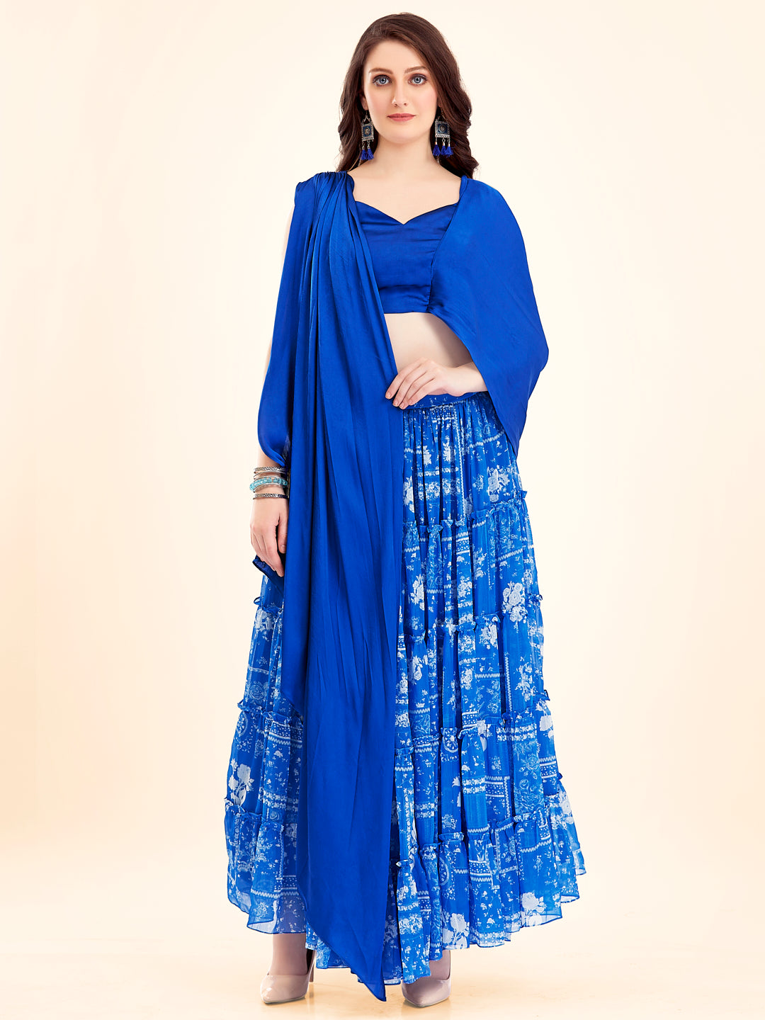 Royal Blue Lehenga