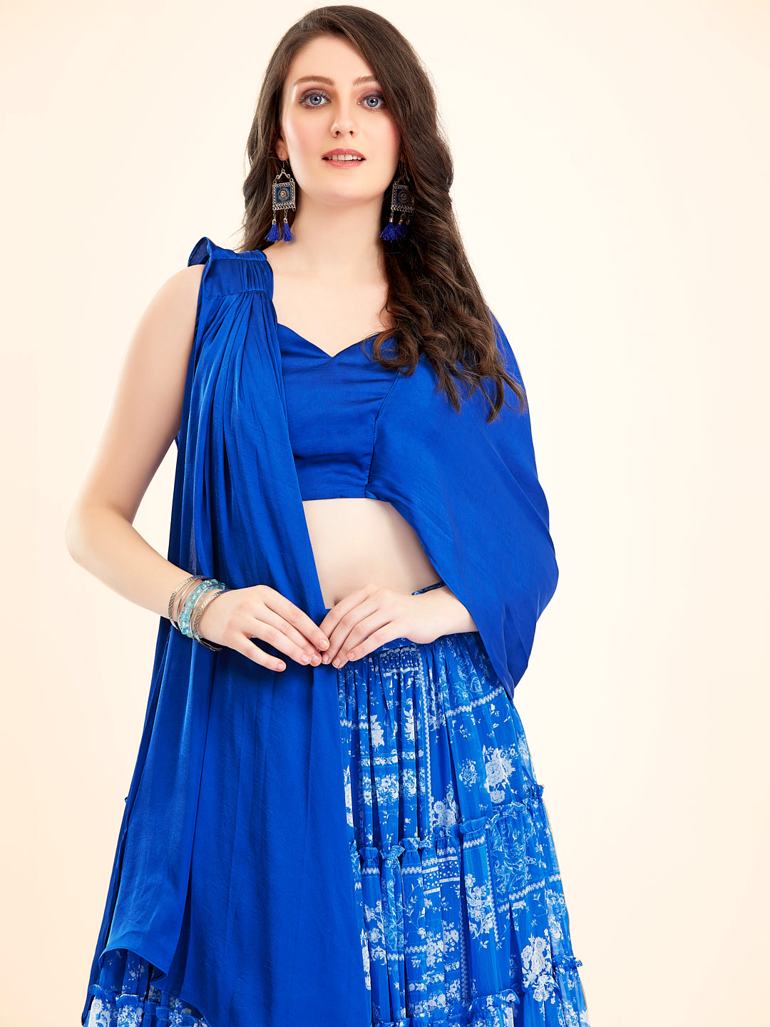 Royal Blue Lehenga