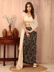 Beige Indo western Dress