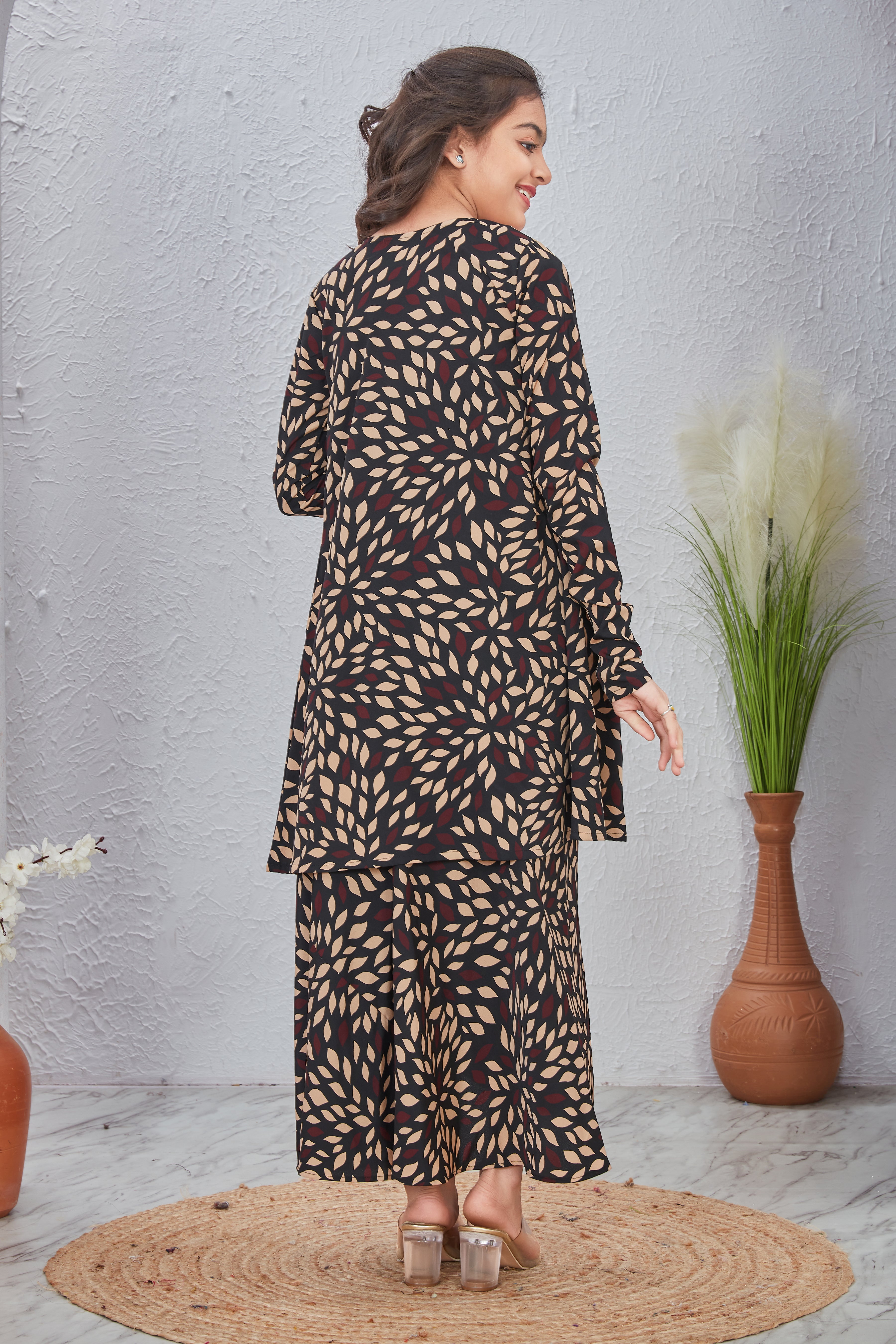 3 Piece Black Kids Co-ord Set