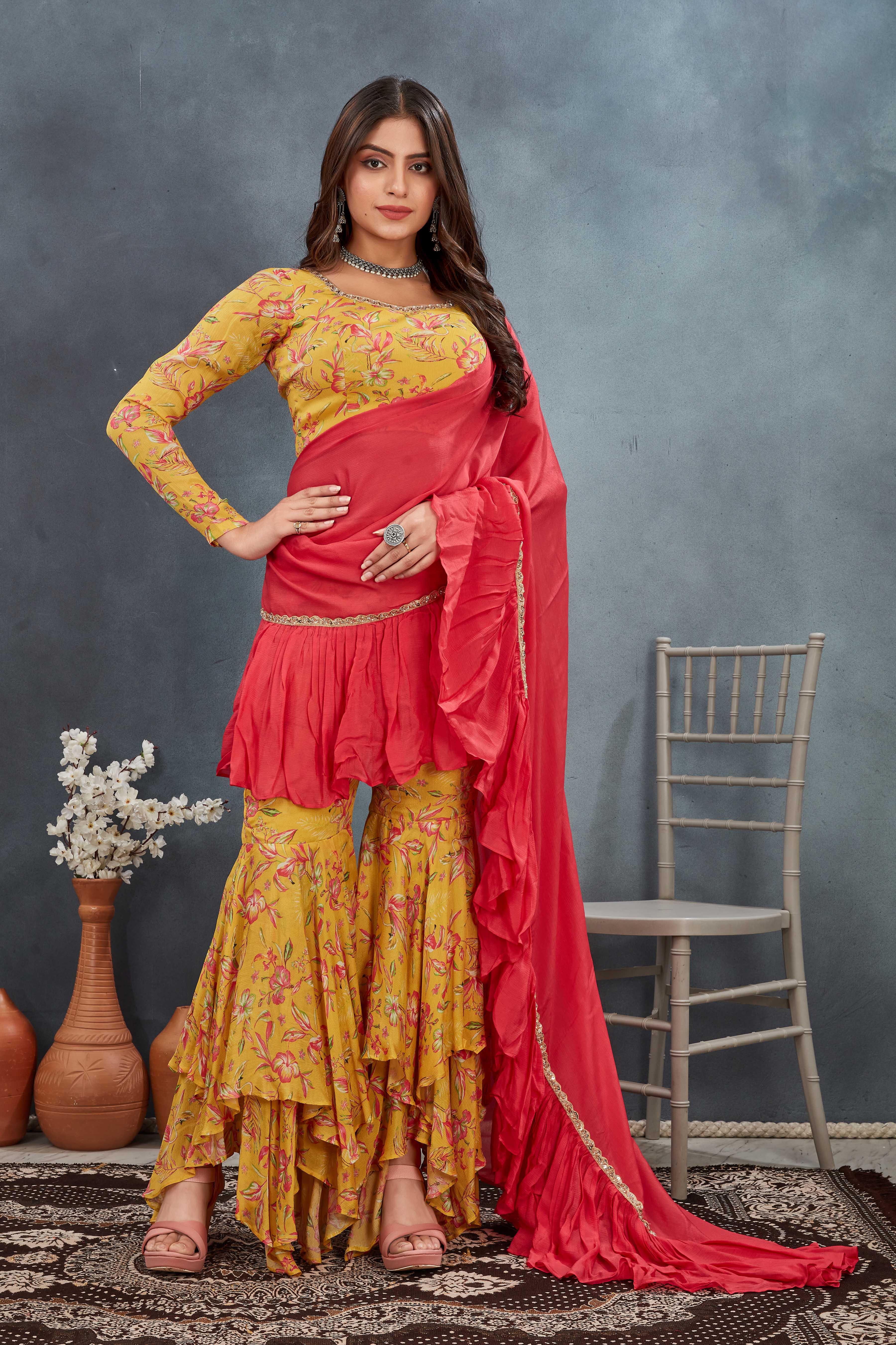 3 Piece Yellow Co-ord Set