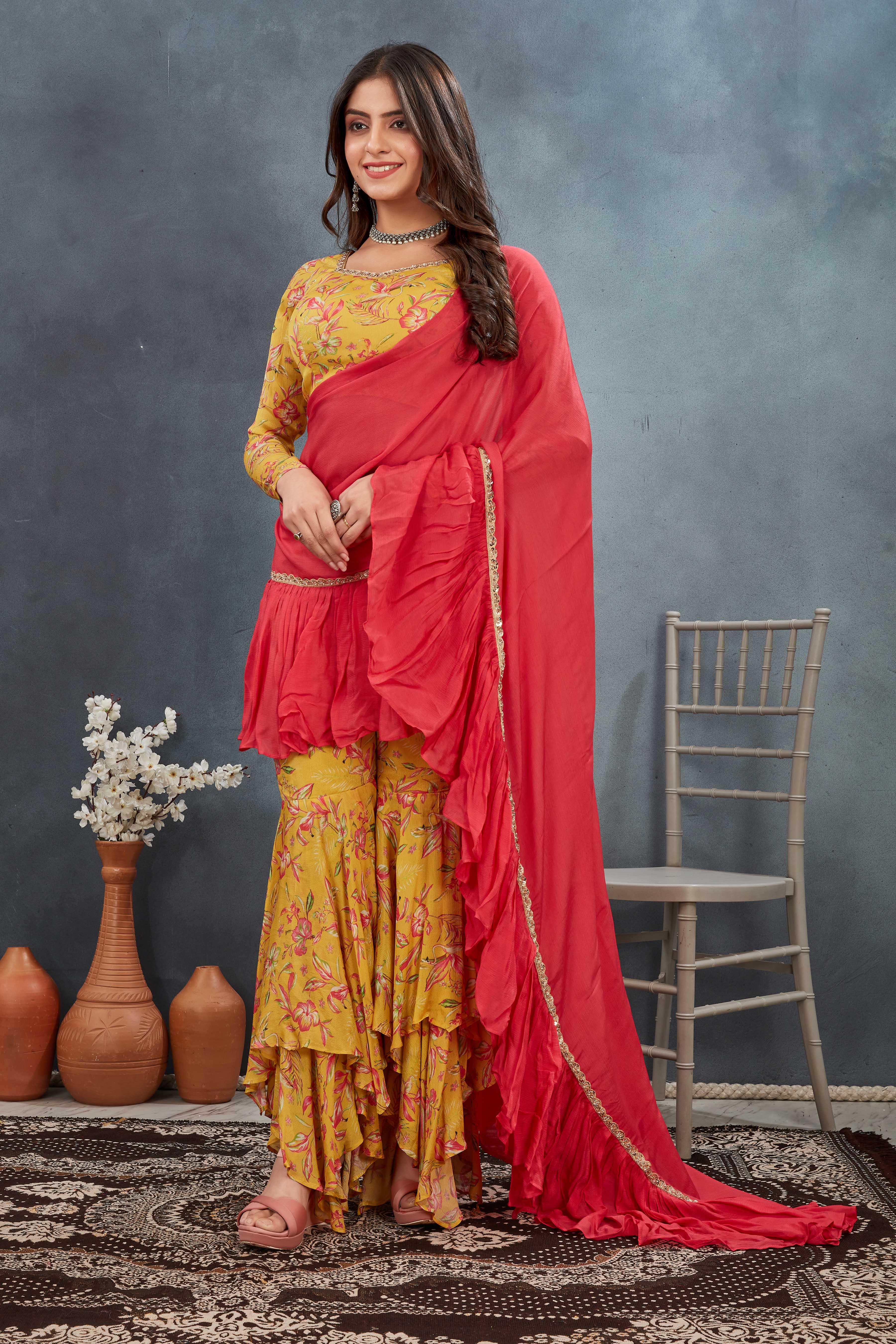 3 Piece Yellow Co-ord Set