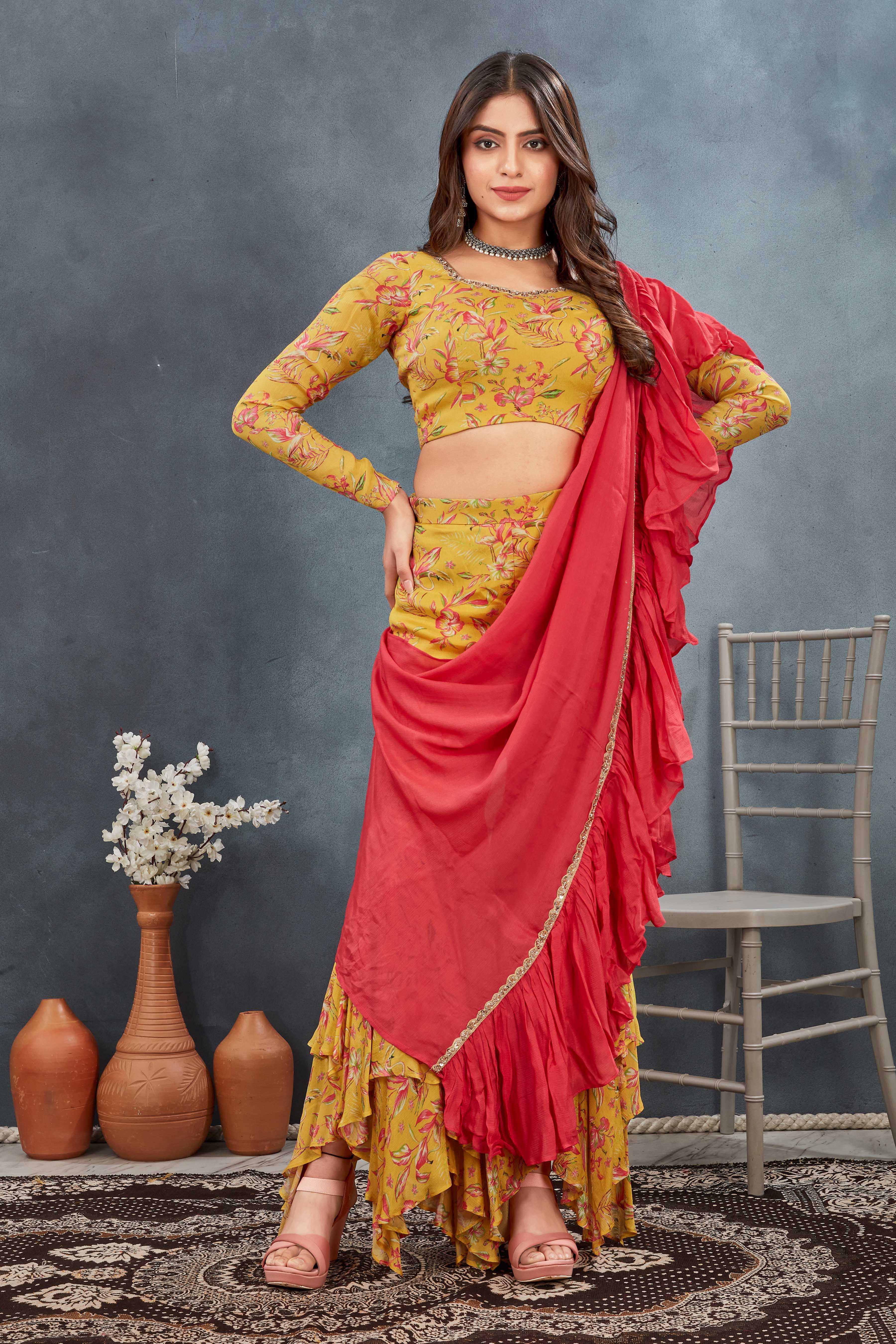 3 Piece Yellow Co-ord Set