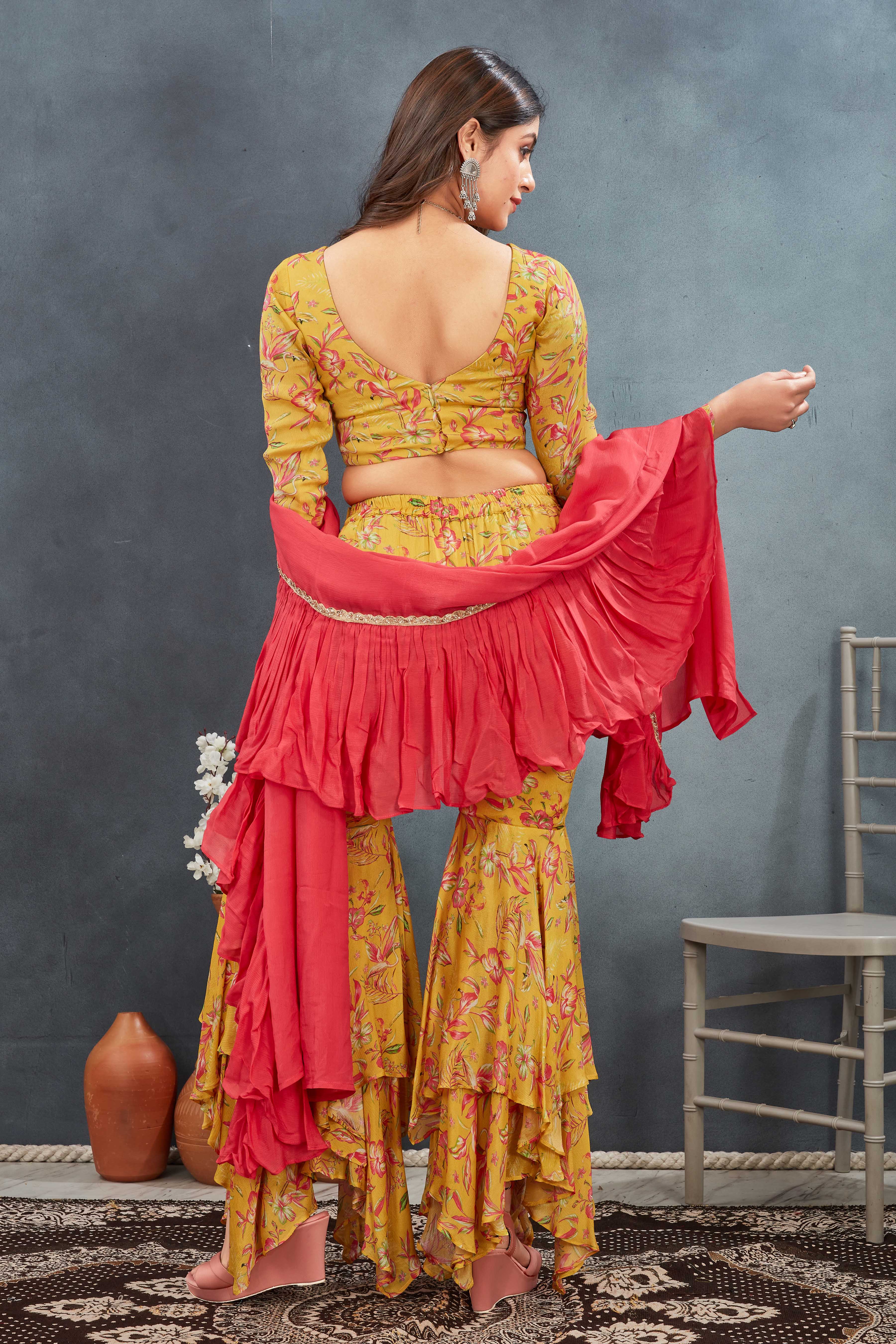 3 Piece Yellow Co-ord Set