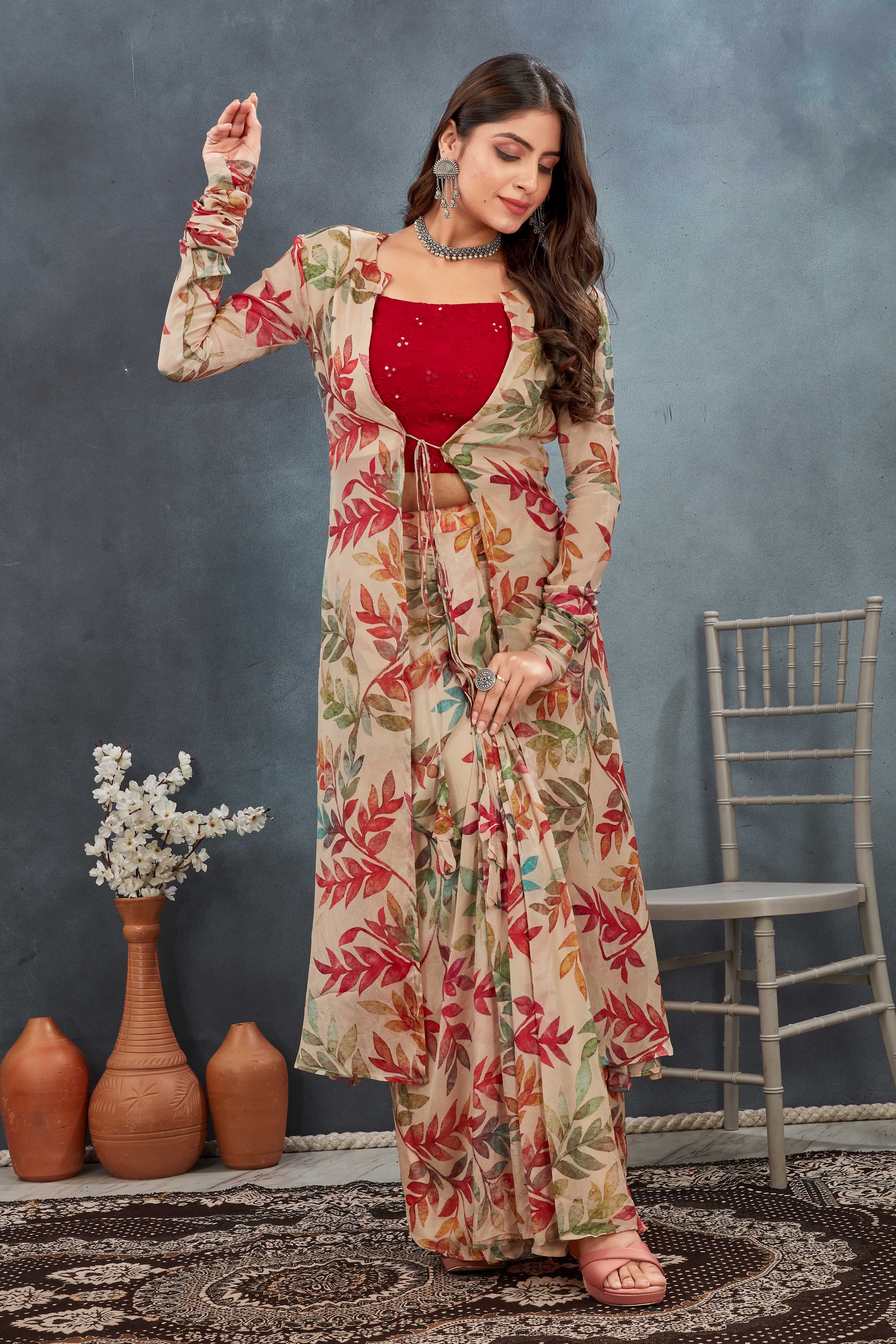 3 Piece Beige Co-ord Set