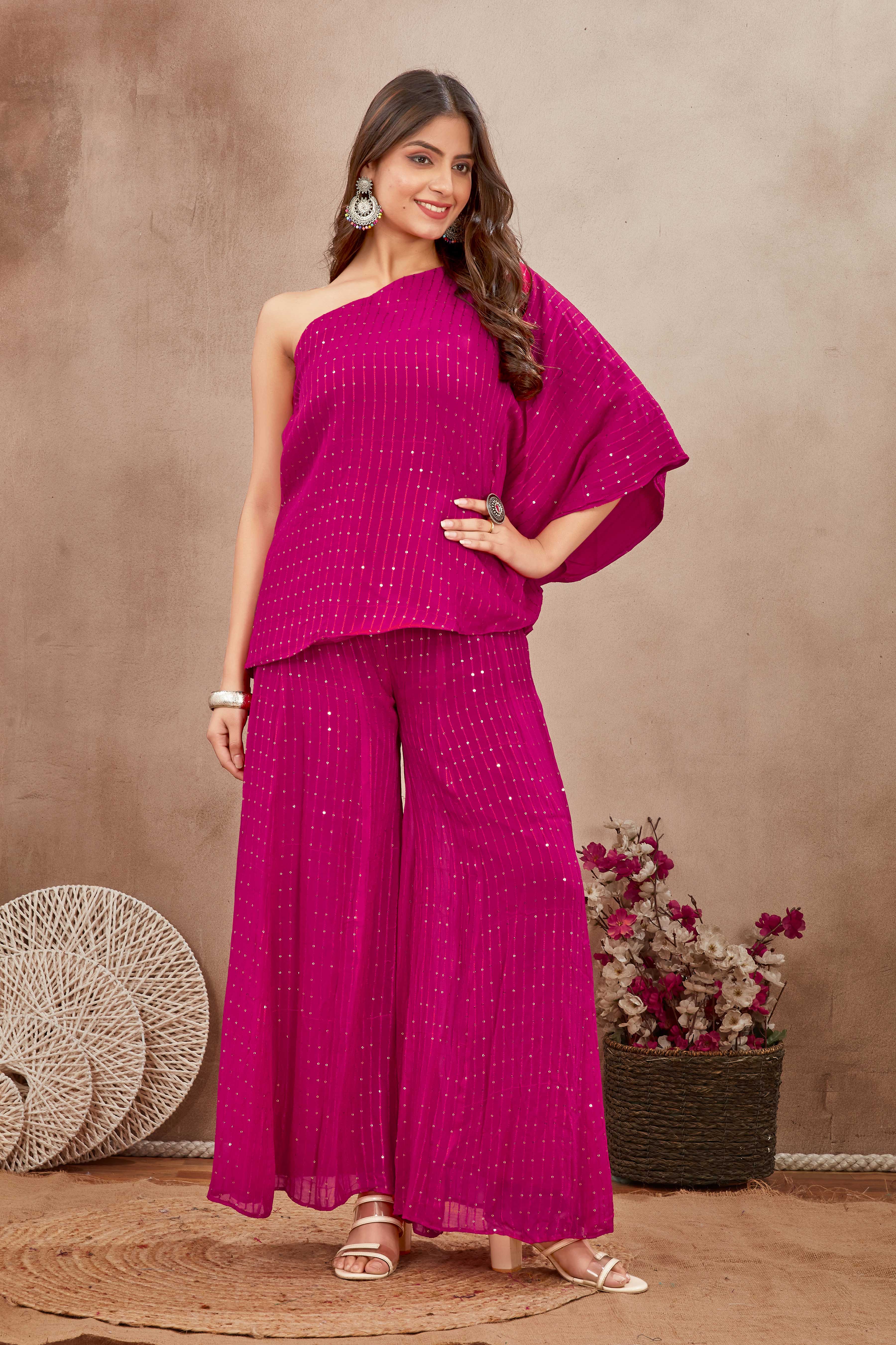 Fuchsia Pink Co-ord Set