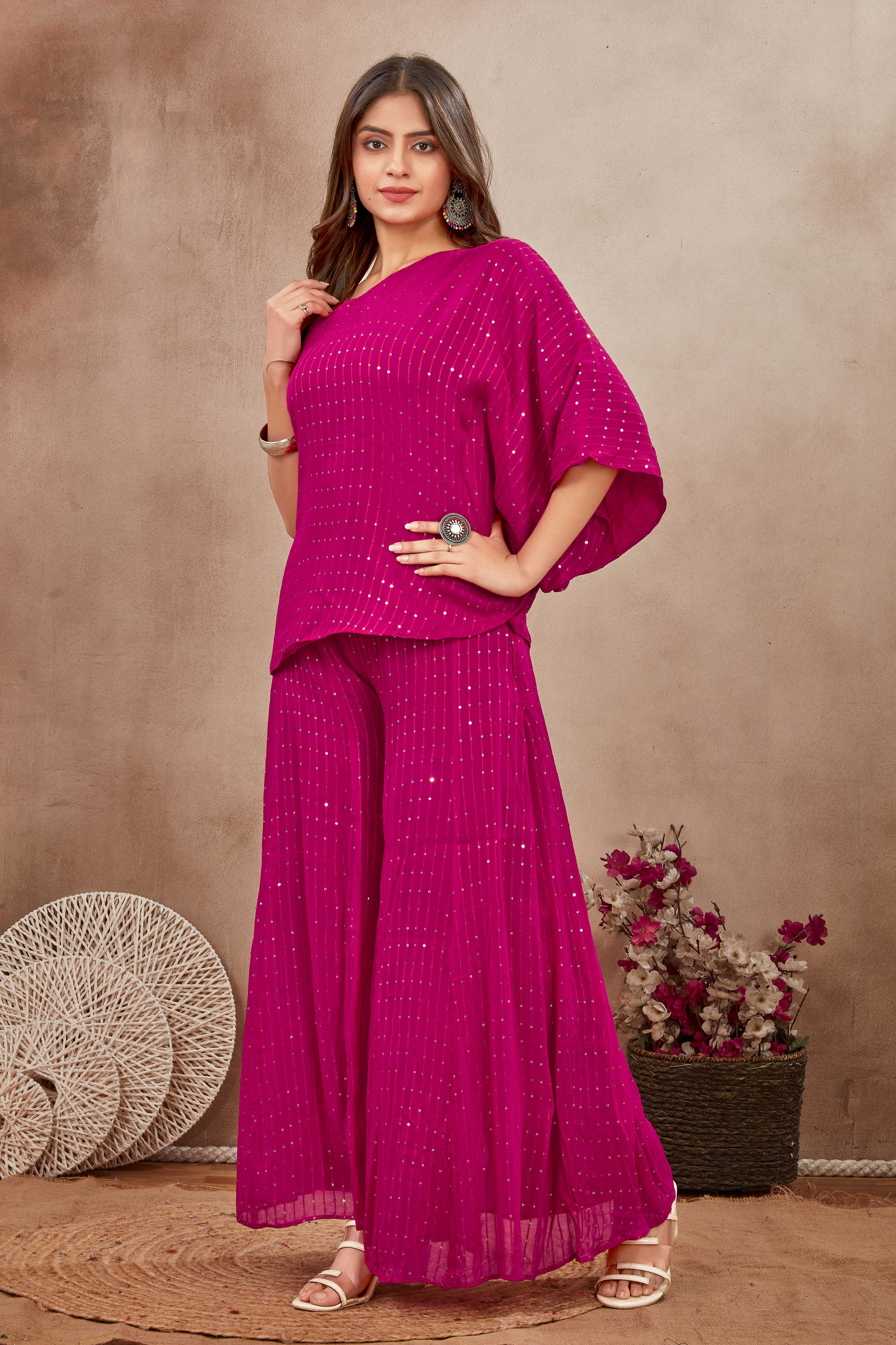 Fuchsia Pink Co-ord Set