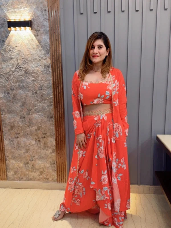 Styled by Clients – 3 Piece Peach Co-ord Set
